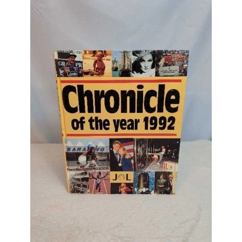 Chronicle of the Year 1992 Yearbook Photo Journal Hardcover Book
